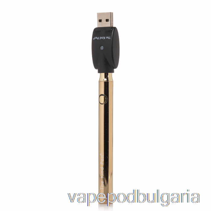 Vape 10000 Дръпки The Kind Pen Twist Vv 510 Battery Gold